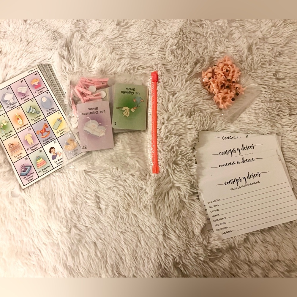 Baby shower games